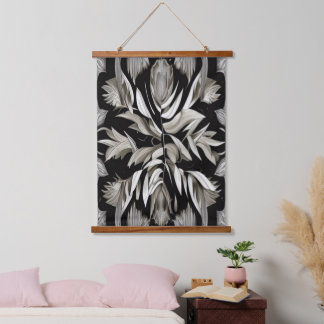 Tapisserie Suspendue Feuilles Vintages tropicaux
