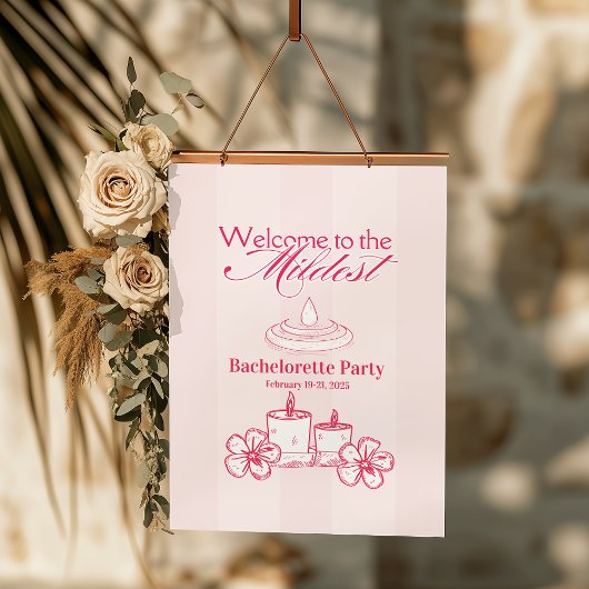 Tapisserie Suspendue Filles de l'itinéraire de Bachelorette Gone Mild P