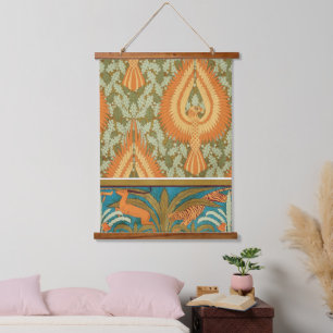 Tapisserie Suspendue Firebird Eagle Antelope Tiger Vintage Art de la na