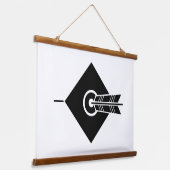 Tapisserie Suspendue Flèche vers la cible (Angulaire)