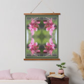 Tapisserie Suspendue Fleur de colonne rose - Fermer Abstrait (Chambre à coucher)