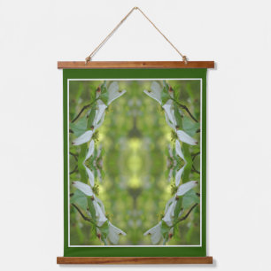 Tapisserie Suspendue Fleur de Dogwood sauvage fleurit Abstrait