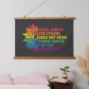 Tapisserie Suspendue Fleur de soleil de la fierté LGBT Égalité des droi