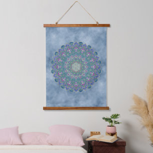 Tapisserie Suspendue Fleur De Vie - Mandala India Style 1