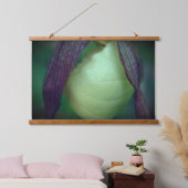 Tapisserie Suspendue Fleur d'orchidée blanche à une seule dame (Chambre à coucher)