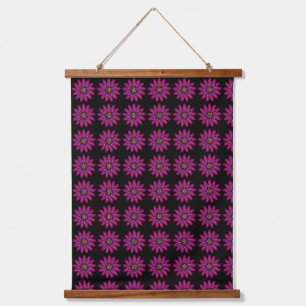 Tapisserie Suspendue Fleur magenta en fleurs Fleur botanique moderne