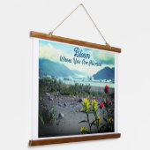 Tapisserie Suspendue Fleur Où Vous Êtes Plantés (Angulaire)