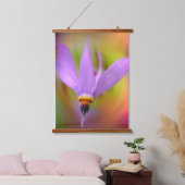 Tapisserie Suspendue Fleur sauvage pourpre (Chambre à coucher)