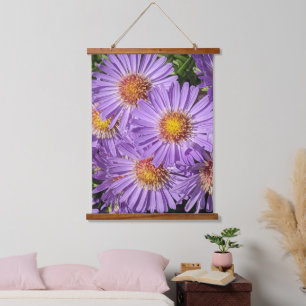 Tapisserie Suspendue Fleurs d'aster violettes Floral