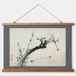 Tapisserie Suspendue Fleurs de prunes, Hokusai, Ukiyo-e