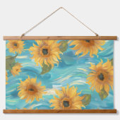 Tapisserie Suspendue Fleurs de soleil (Devant)