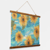 Tapisserie Suspendue Fleurs de soleil (Angulaire)