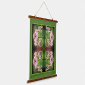 Tapisserie Suspendue Fleurs délicates Abstraites (Angulaire)