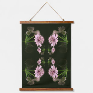 Tapisserie Suspendue Fleurs délicates Abstraites
