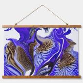 Tapisserie Suspendue Fleurs Iris Violets (Devant)