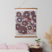 Tapisserie Suspendue Fleurs perlées (Chambre à coucher)