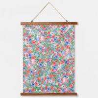 Fleurs rouges blanches et bleues patriotiques 4 ju