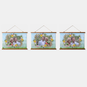 Tapisserie Suspendue Fleurs sauvages contre un ciel bleu