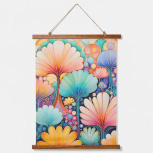 Tapisserie Suspendue Flora 6 Floral Pastel