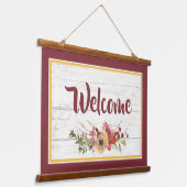 Tapisserie Suspendue Floral d'accueil (Angulaire)