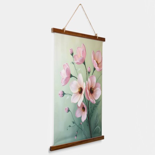 Tapisserie Suspendue Floral Tapestry Wall Décor (Angulaire)