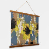 Tapisserie Suspendue Flores d'ocre jaune (Angulaire)