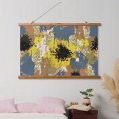 Tapisserie Suspendue Flores d'ocre jaune (Chambre à coucher)