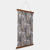 Tapisserie Suspendue Fluffy Cattails Nature Pattern (Angulaire)