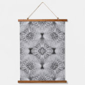 Tapisserie Suspendue Fluffy White Dandelions Abstract Nature Pattern (Recto)