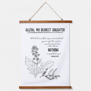 Tapisserie Suspendue Foi graine de moutarde