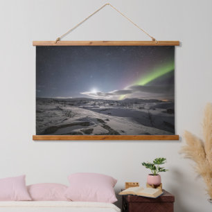 Tapisserie Suspendue Forêt Northern Lights