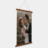 Tapisserie Suspendue Forever Elegant new-lyweiss photo overlay (Angulaire)