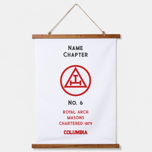 Tapisserie Suspendue Franc-maçonnerie de l'Arc Royal (Recto)