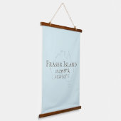 Tapisserie Suspendue Fraser Island Australie Latitude & Longitude (Angulaire)