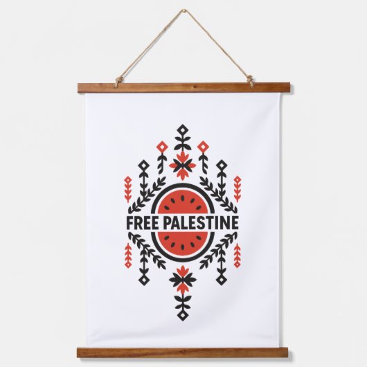 Tapisserie Suspendue Free Palestine (Recto)