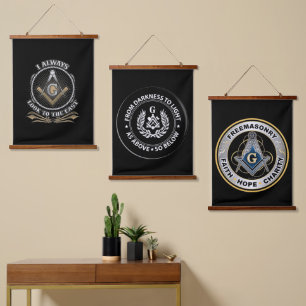 Tapisserie Suspendue Freemason Hangering Tapestry
