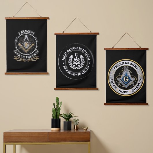 Tapisserie Suspendue Freemason Hangering Tapestry (Asymétrique)