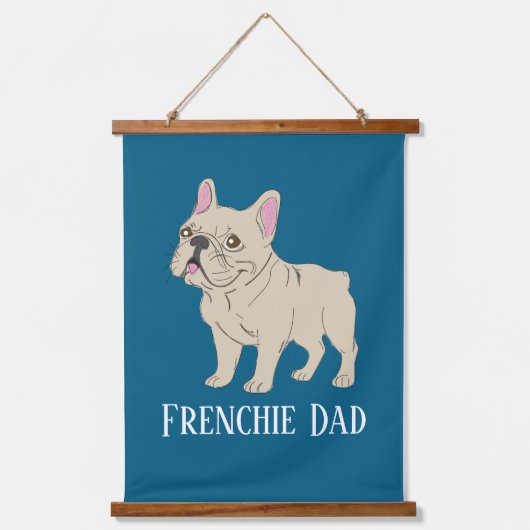 Tapisserie Suspendue Frenchie Dad (Recto)