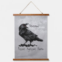 Fun Edgar Allan Poe Citation Raven Passive Agressi