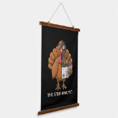 Tapisserie Suspendue Funny STEM Analyst Robot Turkey Thanksgiving Gift (Angulaire)