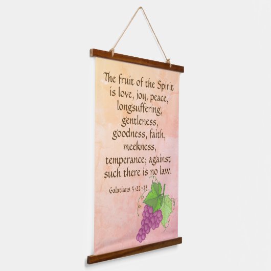 Tapisserie Suspendue Galates 5:22-23 (Angulaire)