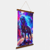 Tapisserie Suspendue Galaxy Lion Blue (Angulaire)