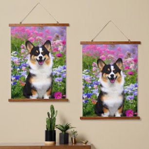 Tapisserie Suspendue Garden Dweller Corgi