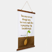 Tapisserie Suspendue Germinating Seed Motivational Tapestry - ADD TEXT (Angulaire)