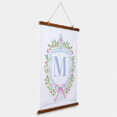 Tapisserie Suspendue Ginger Jar & Christmas Berries Monogramme (Angulaire)