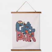 Tapisserie Suspendue Girl Power (Recto)