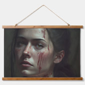 Tapisserie Suspendue Girl with clouds (Recto 2)