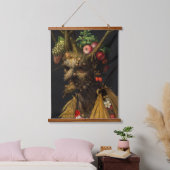 Tapisserie Suspendue Giuseppe Arcimboldo - Quatre saisons en une tête (Chambre à coucher)