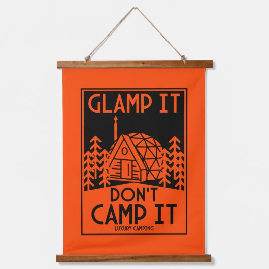 Tapisserie Suspendue Glamping De Luxe (Recto)