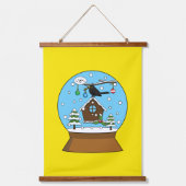 Tapisserie Suspendue Globe des neiges avec chant Blackbird (Recto 2)